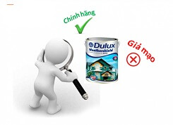 Son Dulux chi ra cach nhan biet son that gia chi qua mot thao tac