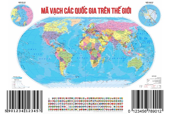 Bảng mã vạch các quốc gia trên thê giới Bảng mã vạch các quốc gia trên thê giới