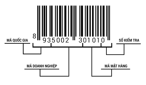 Cấu tạo của mã số mã vạch