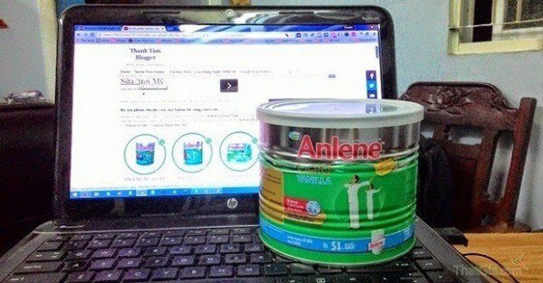 Nắp hộp sữa Anlene