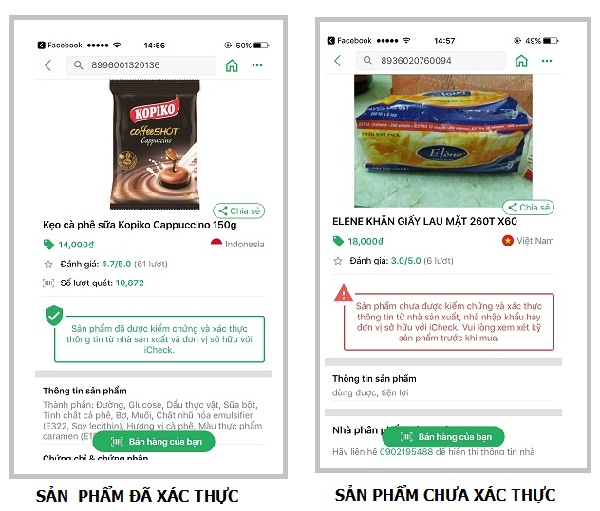 Dấu tích xanh xác thực trên iCheck có ý nghĩa gì? Dấu tích xanh xác thực trên iCheck có ý nghĩa gì?